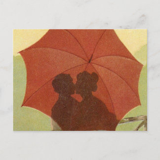 Cartes Pour Fêtes Annuelles Vintage Valentine Kiss !