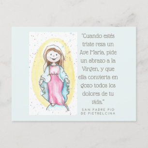 Cartes Pour Fêtes Annuelles Virgen María