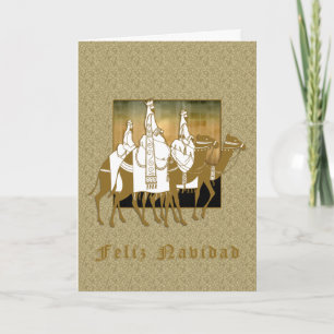 Cartes Pour Fêtes Annuelles Visibilité directe Tres Santos Reyes - Tarjeta