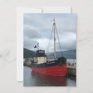 Cartes Pour Fêtes Annuelles Vital Spark, Puffer Boat, Inveraray, Écosse,