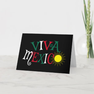 Cartes Pour Fêtes Annuelles Viva Mexico