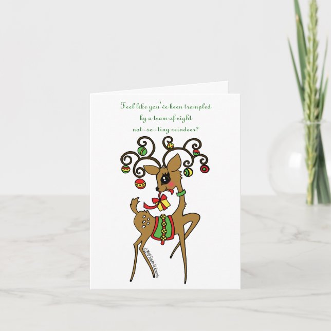 Cartes Pour Fêtes Annuelles Vixen / Confort et joie (Devant)