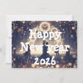 Cartes Pour Fêtes Annuelles Vœu de nouvel an 2026