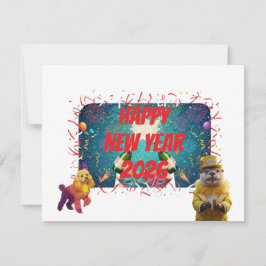 Cartes Pour Fêtes Annuelles Vœu de nouvelle année lol
