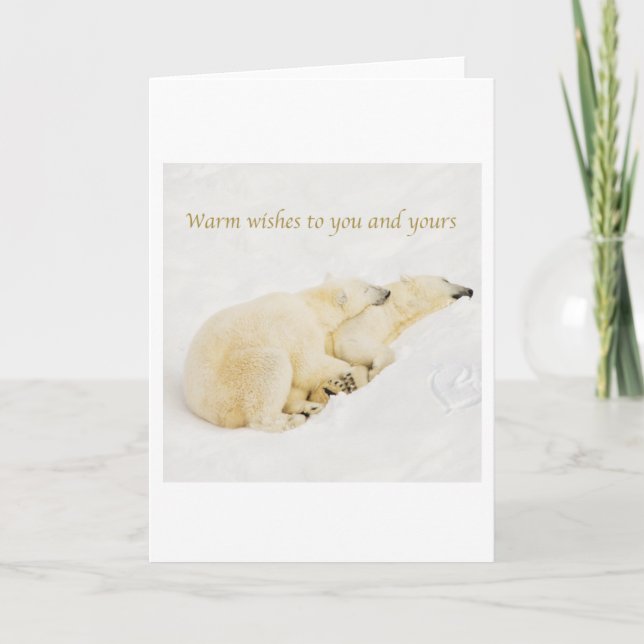 Cartes Pour Fêtes Annuelles Vœux chaleureux 6545 (Devant)