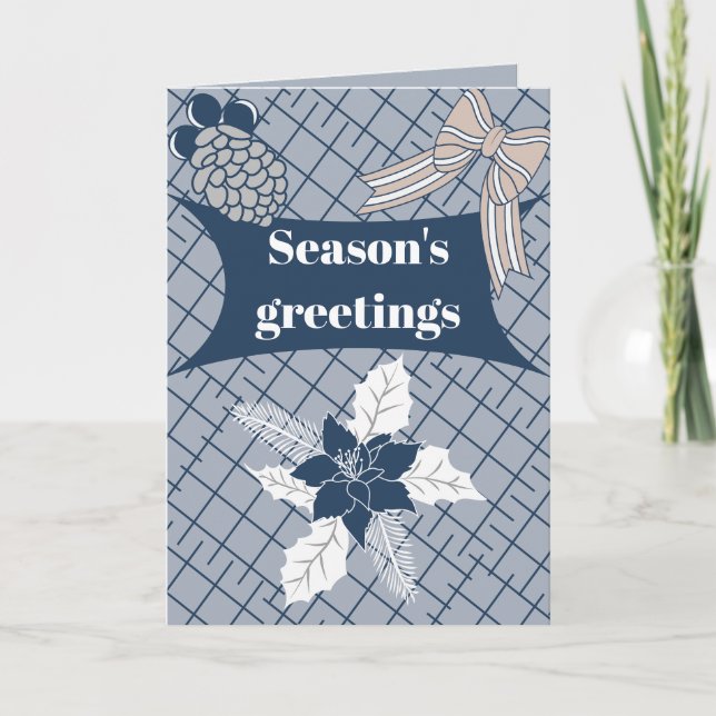Cartes Pour Fêtes Annuelles Vœux de fin d'année (Devant)