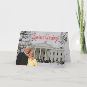 Cartes Pour Fêtes Annuelles Vœux de la part de Bill et Hill