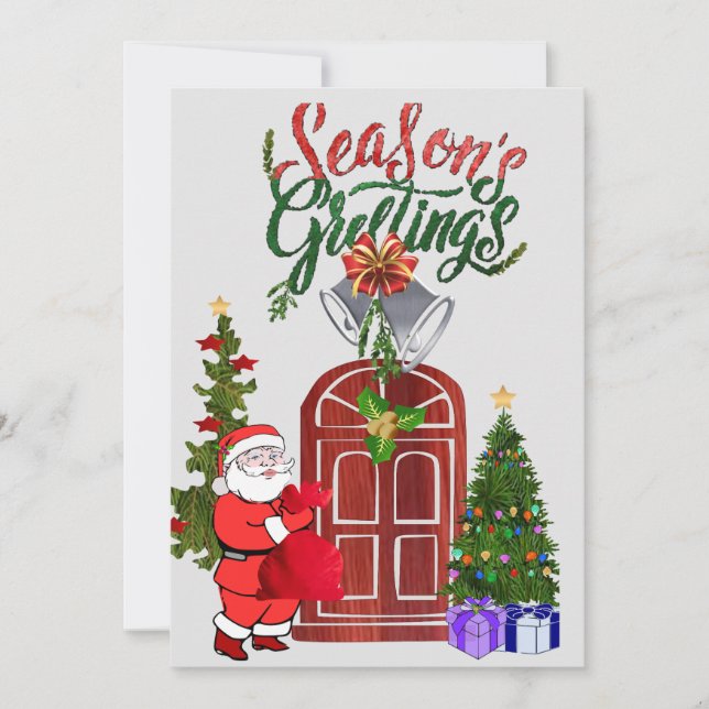 Cartes Pour Fêtes Annuelles Vœux de la saison : (Devant)