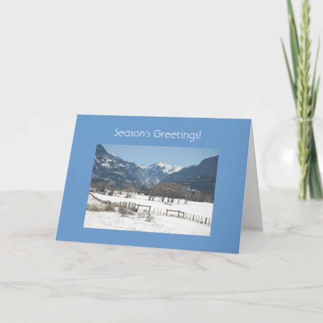 Cartes Pour Fêtes Annuelles Vœux de la saison ! (Devant)