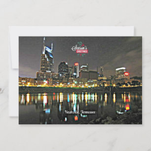 Cartes Pour Fêtes Annuelles Vœux de la saison de Nashville, Tennessee