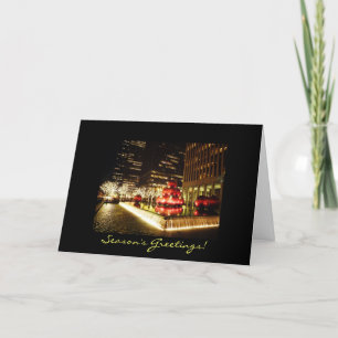Cartes Pour Fêtes Annuelles Vœux de la saison - Lumières de fêtes - New York