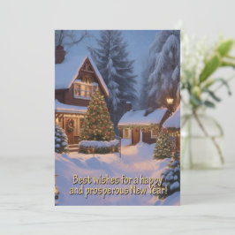 Cartes Pour Fêtes Annuelles Vœux de Noël