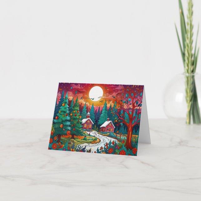 CARTES POUR FÊTES ANNUELLES VOEUX DE NOËL (Devant)
