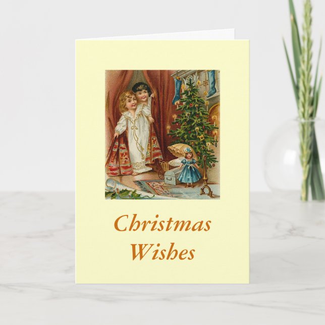 Cartes Pour Fêtes Annuelles Voeux de Noël (Devant)