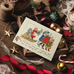 Cartes Pour Fêtes Annuelles Voeux de Noël
