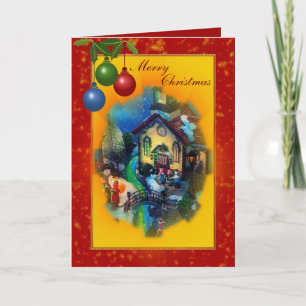 Cartes Pour Fêtes Annuelles Voeux de Noël