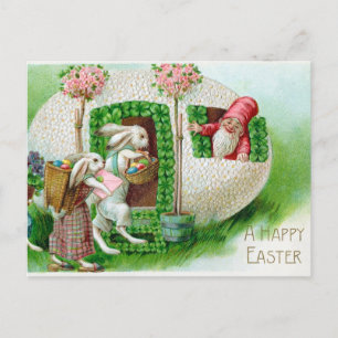 Cartes Pour Fêtes Annuelles Vœux de Pâques vintage