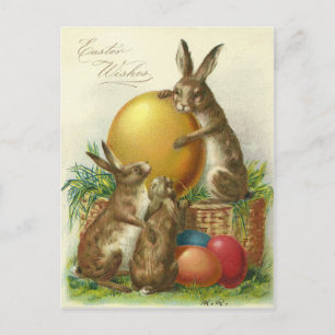 Cartes Pour Fêtes Annuelles Voeux de Pâques vintages 1906