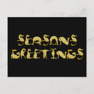 Cartes Pour Fêtes Annuelles Vœux de saison flexi poney