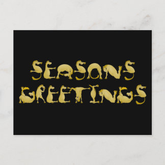 Cartes Pour Fêtes Annuelles Vœux de saison flexi poney