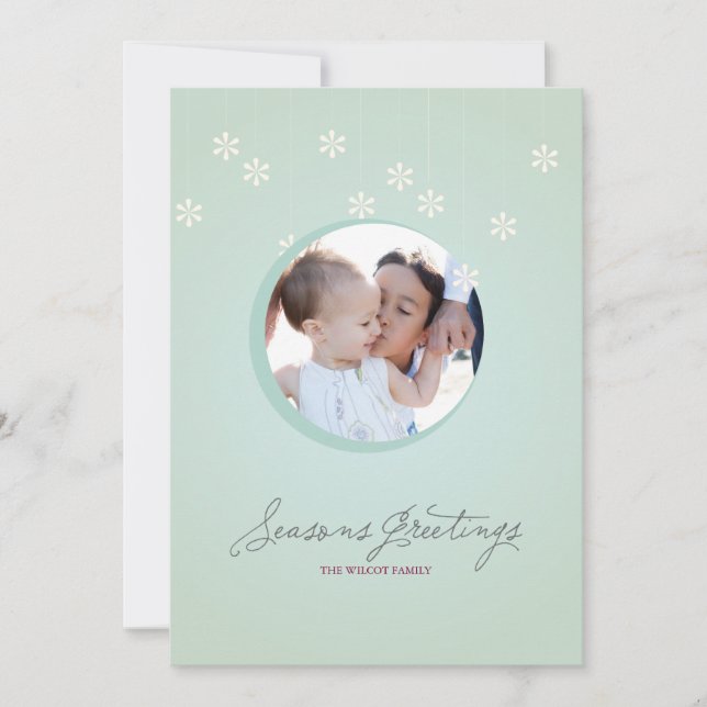 Cartes Pour Fêtes Annuelles Vœux de saison {PhotoCard} (Devant)