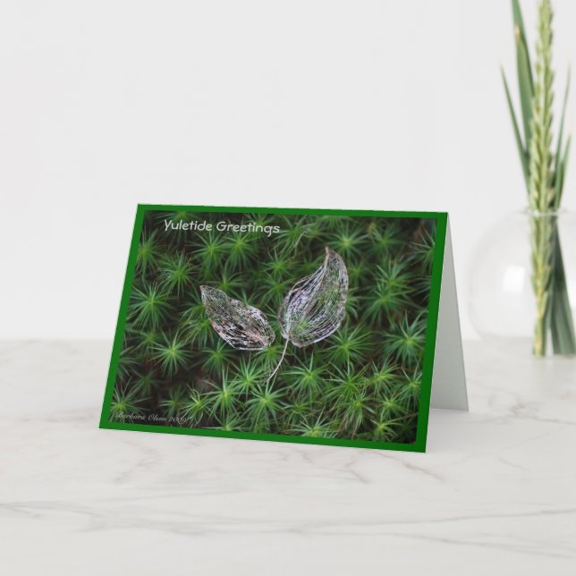 Cartes Pour Fêtes Annuelles Voeux de voeux : plaisirs simples de la saison (Devant)
