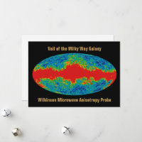 Voile Galaxy Voie Lactée sur l'univers WMAP