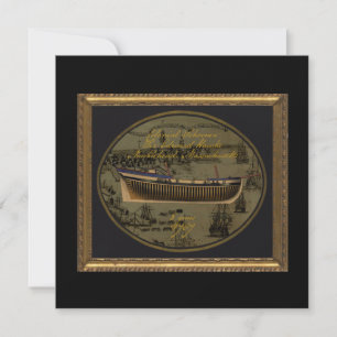 Cartes Pour Fêtes Annuelles Voilier colonial américain Sir Edward Hawke