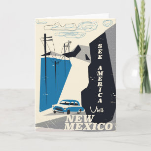 Cartes Pour Fêtes Annuelles Voir l'affiche voyage America - Nouveau-Mexique Vi