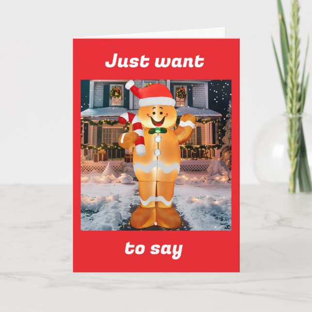 CARTES POUR FÊTES ANNUELLES ***VOISIN*** À NOËL (Devant)