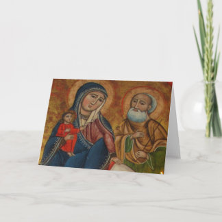 Cartes Pour Fêtes Annuelles Vol de la Sainte Famille en Egypte