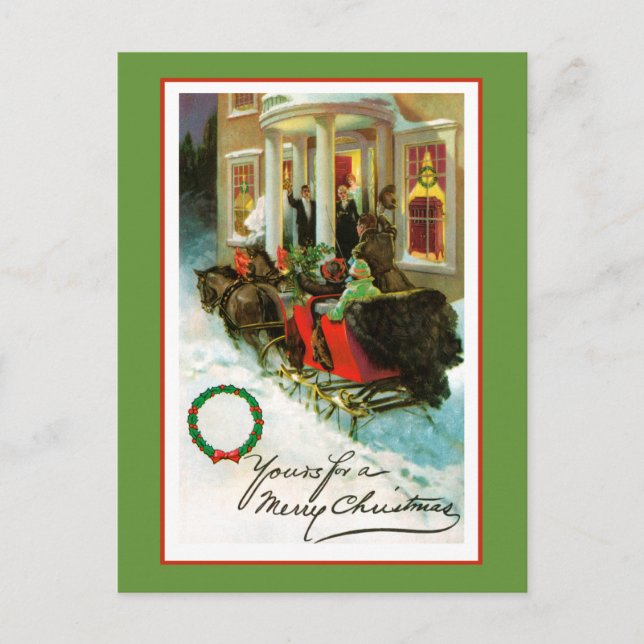 Cartes Pour Fêtes Annuelles Vos Joyeux Noël (Devant)