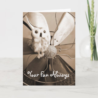 Cartes Pour Fêtes Annuelles Votre fan toujours