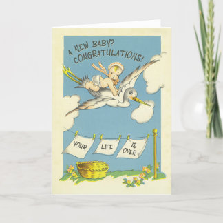Cartes Pour Fêtes Annuelles VOTRE VIE EST TERMINÉE ! - drôle et honnête nouvel