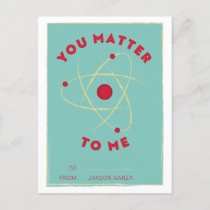 Cartes Pour Fêtes Annuelles Vous avez de l'importance en classe Valentine
