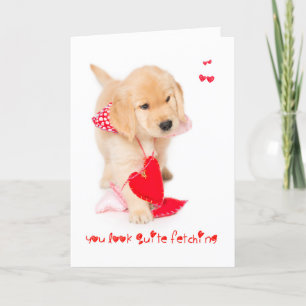 Cartes Pour Fêtes Annuelles Vous avez l'air de chercher Puppy Valentine