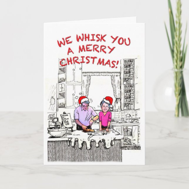 Cartes Pour Fêtes Annuelles Vous battant Joyeux Noël (Devant)