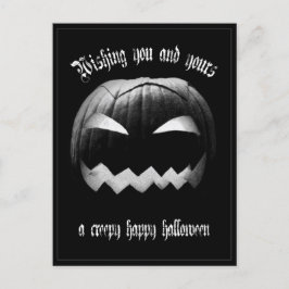 Cartes Pour Fêtes Annuelles Vous et les vôtres un Halloween heureux effrayant