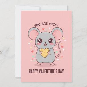 Cartes Pour Fêtes Annuelles Vous êtes des souris ! Adorable Saint-Valentin de