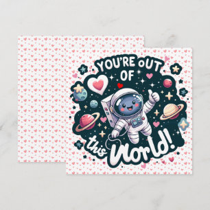 Cartes Pour Fêtes Annuelles Vous êtes hors de ce monde ! - Saint-Valentin à th