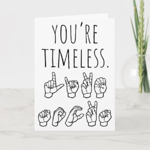 Cartes Pour Fêtes Annuelles Vous êtes Intemporel, Comme les Chaussettes – Cart