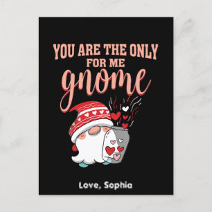 Cartes Pour Fêtes Annuelles Vous êtes le seul pour moi gnome Valentine