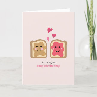 Cartes Pour Fêtes Annuelles Vous êtes ma confiture, Valentine's Day Card Cute 