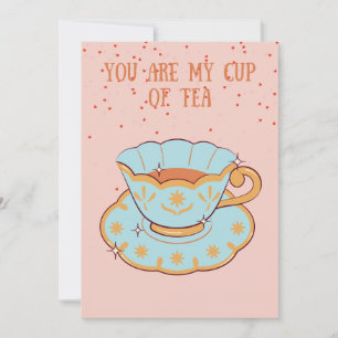 Cartes Pour Fêtes Annuelles Vous êtes ma tasse de thé Funny Valentines Day