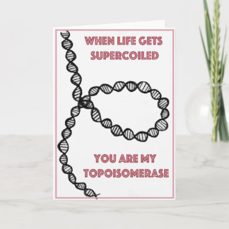 Cartes Pour Fêtes Annuelles Vous êtes ma topoisomérase