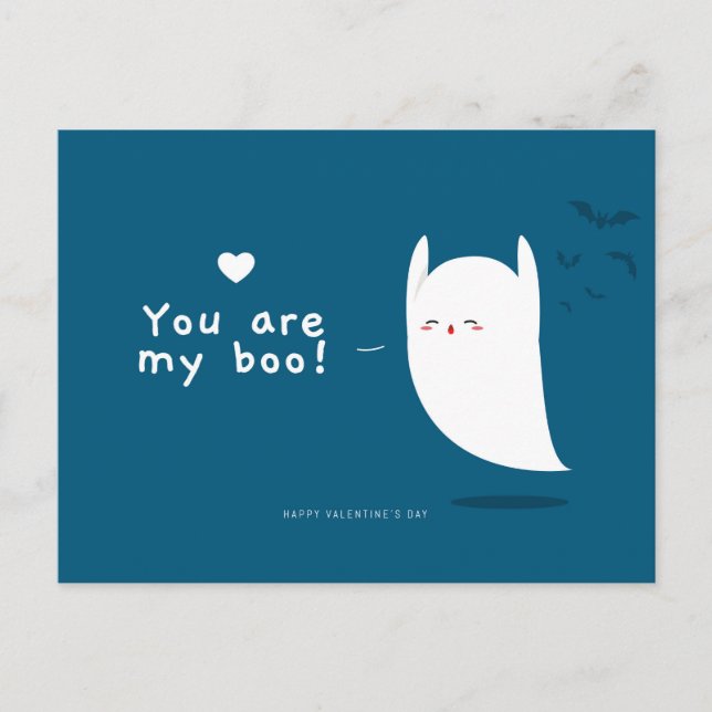 Cartes Pour Fêtes Annuelles Vous Êtes Mon Boo Joyeux Jour Des Valentines (Devant)