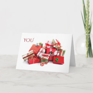 CARTES POUR FÊTES ANNUELLES VOUS ÊTES "MON CADEAU SPÉCIAL DE NOËL"