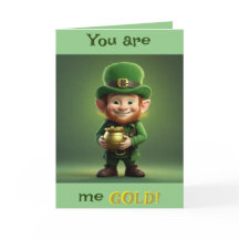 Vous êtes My Gold St. Patrick's Day Card