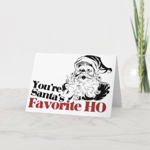 Cartes Pour Fêtes Annuelles Vous êtes Père Noël Favorite HO
