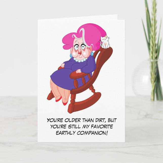 Cartes Pour Fêtes Annuelles Vous êtes plus vieux que la Saint Valentin (Devant)